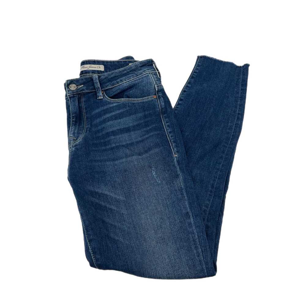 Mavi Blue Straight Leg Jeans Low Rise Ankle Denim | Womens S